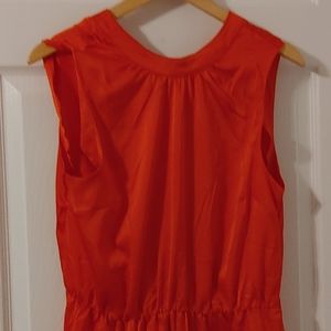 Beautiful orange cap sleeve dress